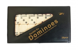 Double Six Dominoes - Ivory