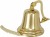 4'' Classic Ship Bell - Brass