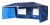 3m x 6m Garden Party Marquee - Blue