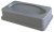 Grey Slim Recycling Bin - 87L