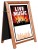 A-Frame Poster Holder & Chalkboard