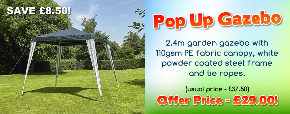 Pop Garden Gazebo 2.4m - Special Offer!