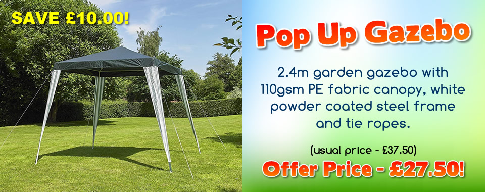 Pop Up Garden Gazebo Only 29