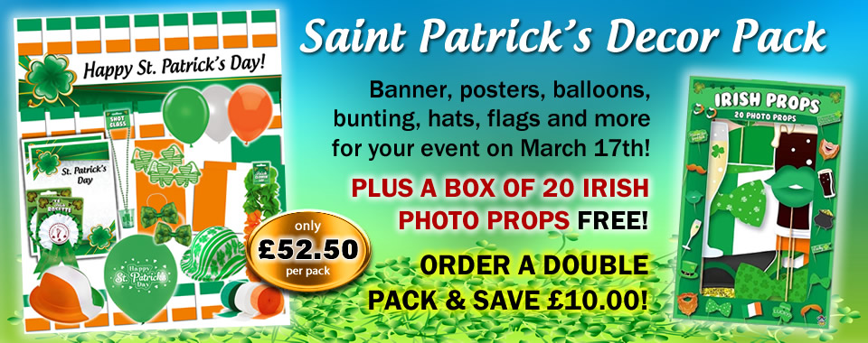 Saint Patrick's Day Event Decoration Pack - £52.50