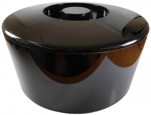 10 Litre Round Ice Bucket - Black