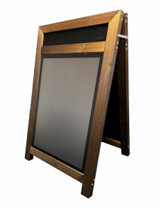 Header Panel A-Frame Chalkboard Pavement Sign with Poster Holder