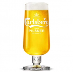 Carlsberg Pilsner Stemmed Pint Glass (20oz) CE