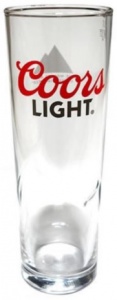 Coors Light Branded 1/2 Pint Glass For Sale UK - CE 10oz / 280ml - Box of 24