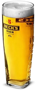Beck's Vier 1/2 Pint Glass (10oz) CE