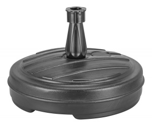 Round Parasol Base - Black