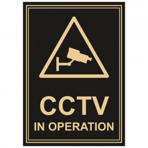 CCTV In Operation Sign