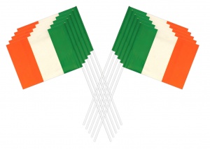 Ireland Hand Flags - Pack of 10