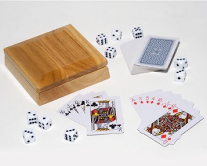 Poker Cards & Dice Gift Set