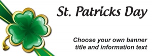 St. Patrick's Day Banner