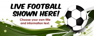 Live Football Banner