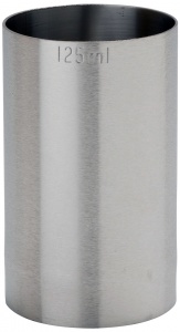 125ml Stainless Steel Thimble Wine Measure - Wine Measuring Cup 125ml CE Marked Next Day Delivery