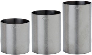 Spirit Thimble Measure Set - Spirit Measuring Cups CE Marked Next Day Delivery
