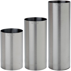 Wine Thimble Measure Set - Wine Measuring Cups CE Marked Next Day Delivery