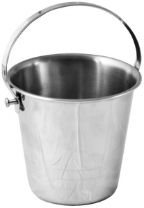Stainless Steel Strip Handle Bucket