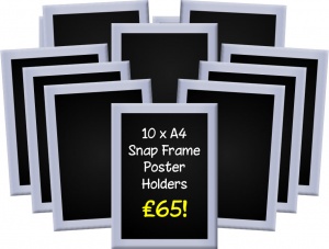 A4 Snap Frames (Pack of 10)