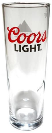 NEW Coors Light Pint Glass 