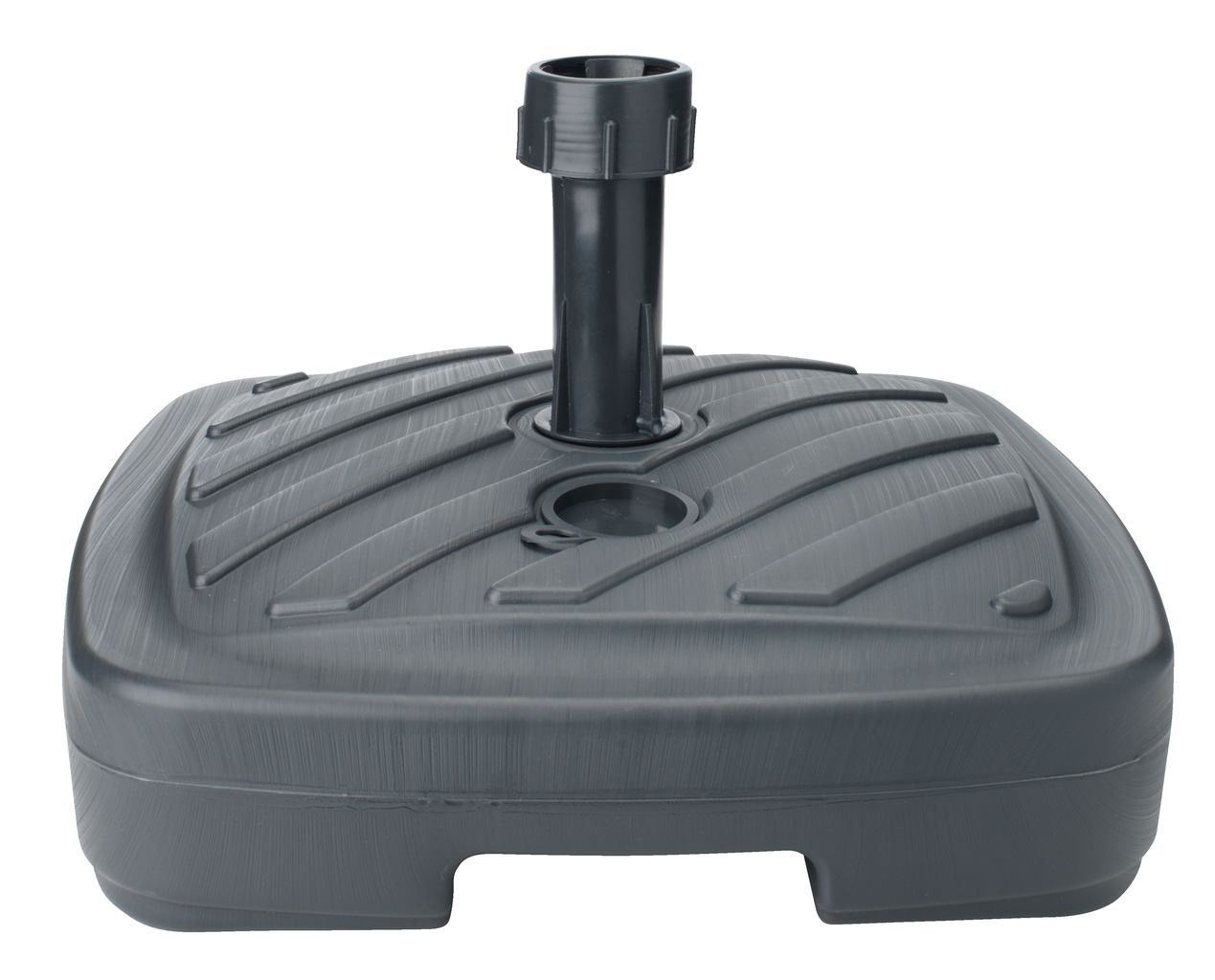 white plastic parasol base