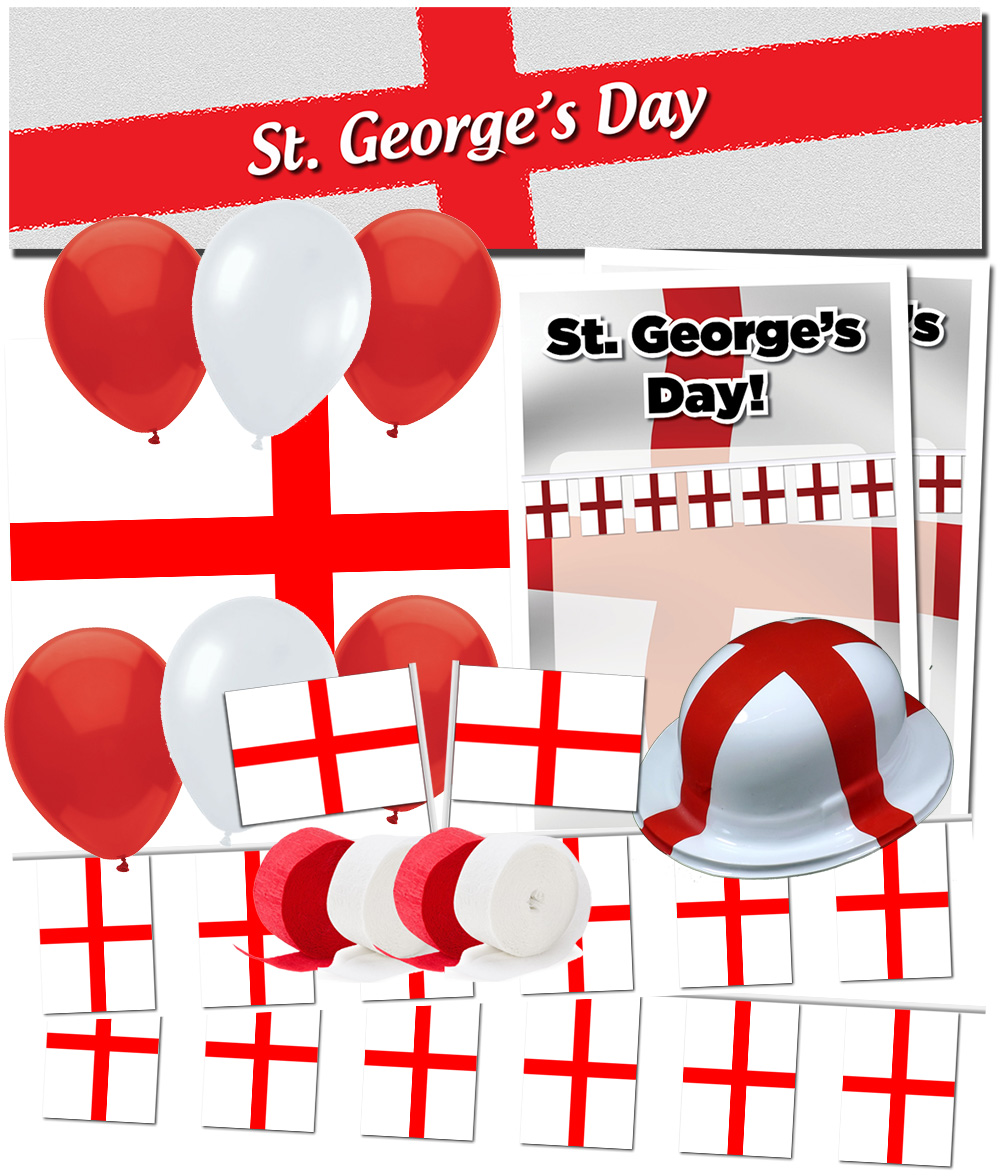 But the excitement waned towards the end of the 18th century when england unified. St George S Party Decoration Kit Event Pack