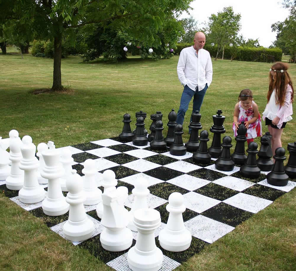 Giant Garden Chess Pieces