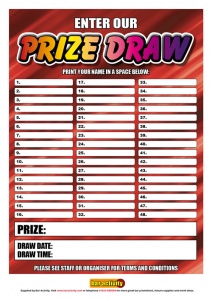 Prize Draw Poster