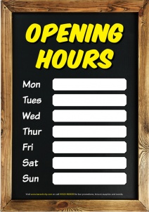 Opening Hours 2