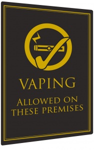 Vaping Allowed Sign