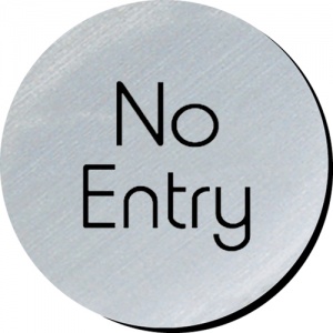 No Entry Door Disc