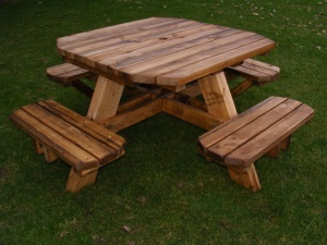 Octagonal Garden Table