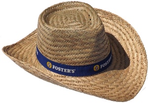Fosters Straw Hat - Pack of 5