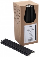 Black Paper Straws - Box of 250