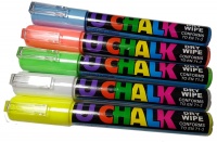 U-Chalk Dry Wipe Pens (Colours) 5 Pack