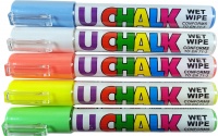 U-Chalk Wet Wipe Pens (Colours) 5 Pack