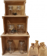 Crates and Jars Retail Display