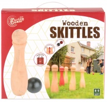 Garden Games Wooden Skittles