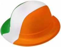 Irish Flag Plastic Bowler (12pk)