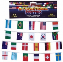 International Flag of the World Bunting - 10m