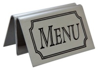 Menu Sign & Holder - Tent Shaped