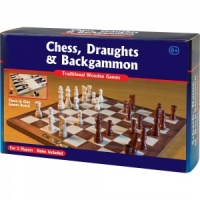 Chess, Draughts & Backgammon Set