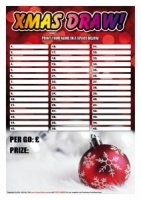 Christmas Draw Poster