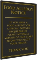 Food Allergy Notice