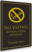 No Vaping Sign