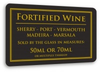 Fortified Wine Sign