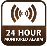 24 Hour Alarm Window Sticker