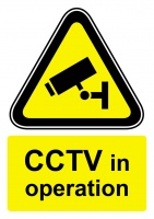 CCTV In Operation Sign