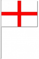England Hand Flags - Pk of 10